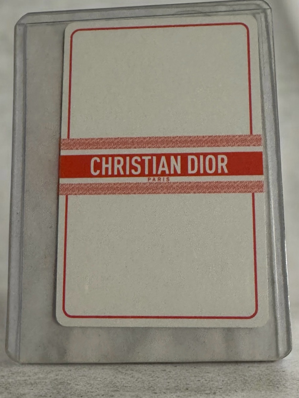 Christian Dior Playing Cards